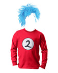 Red 1 or 2 Basic Costume Kit (Kids/Adults)