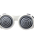 White Hypno Spiral Goggles