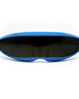Blue Futuristic Cyclops Glasses