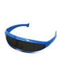 Blue Futuristic Cyclops Glasses