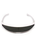 White Futuristic Cyclops Glasses