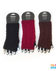 Winter Fingerless Knit Gloves