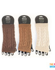 Winter Fingerless Knit Gloves