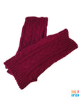 Winter Fingerless Knit Gloves