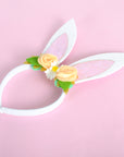 Deluxe Bunny Ears Flower Headband