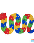 Wooden Snake Alphabet Number Block Puzzle