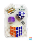 Cube Series Brain Puzzles (3 in 1)