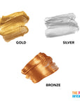 Metallic Colours Acrylic Paint Set (3pcs)
