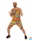 Adult 90s Work Out Guy Costume