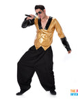 Adult Gold Old School Rapper Costume