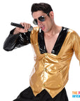 Adult Gold Old School Rapper Costume