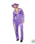 Adult 80s Purple Pimp Suit Costume