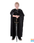 Childrens Black Fur Cape