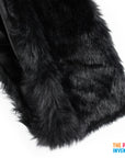 Black FAUX MINK WRAP