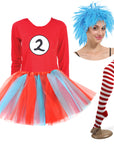 Adult Red Lady Costume Kit