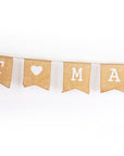 Just Married Hessian Bunting Flags