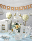 Just Married Hessian Bunting Flags