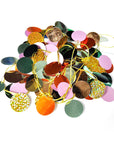 Metallic Circles Garland (Dark)