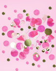Pink Circle Confetti