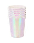 Iridescent Pink Paper Cups (8pk)