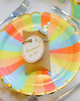 Rainbow Carnival Paper Plates 8pk