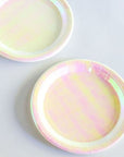 Iridescent Pink Paper Plates (8pk)