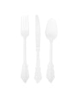 Deluxe Plastic Cutlery Set (Ivory)