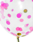 Pink Confetti Balloons