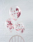 Rose Gold Confetti Balloons