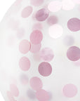 Rose Gold Confetti Balloons