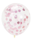 Rose Gold Confetti Balloons