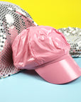 Pink Shiny Cap
