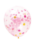 Pink Confetti Balloons