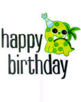 Happy Birthday Dinosaur Cake Topper