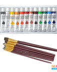 Water Colour Paint & Brush Set