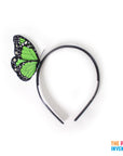 Green Butterfly Headband