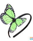 Green Butterfly Headband