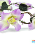 Purple Forrest Orchid Flower Crown
