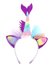Mermaid Unicorn Headband Pastels