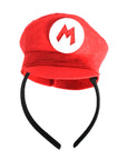 Red Mini Plumber Hat Headband