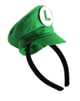 Green Mini Plumber Hat Headband