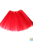 Children's Red Stiff Net Tutu