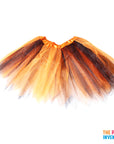 Adult Halloween Orange and Black Tutu