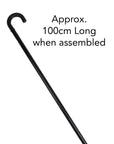 DIY Long Black Plastic Cane
