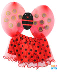 Lady Bug Wing and Tutu Costume Kit