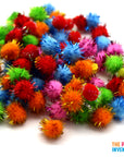 Glitter Craft Pom Poms (Mini)