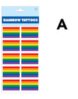 Rainbow Temporary Tattoos