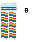 Rainbow Temporary Tattoos