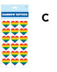 Rainbow Temporary Tattoos