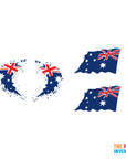 Australian Temporary Face Tattoos